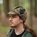 Echt Duits leger militaire winterstapel Cap Flecktarn hoed warm koud weer