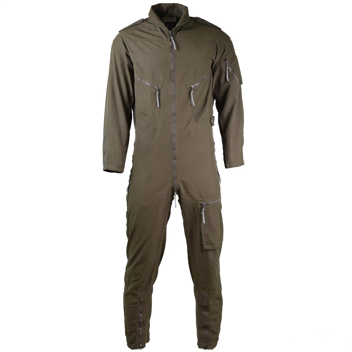 Echt Duitse leger Olive OD Algemene pakgevecht Tanker Coverall Jumpsuit Aramid
