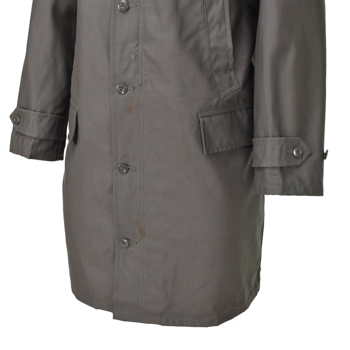 Echt Duits Army Parka Olive Militair Surplus Jacket Lange jas OD Vintage Nieuw