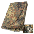 Echt Duitse legeropvang half tarpauline waterdicht canvas tent polen poncho