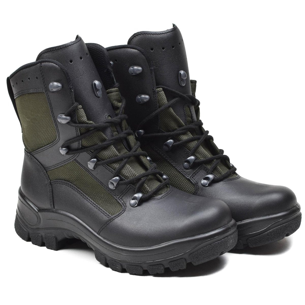 Echt Duits militair gevecht laarzen lederen textiel tactisch veldschoenen nieuw