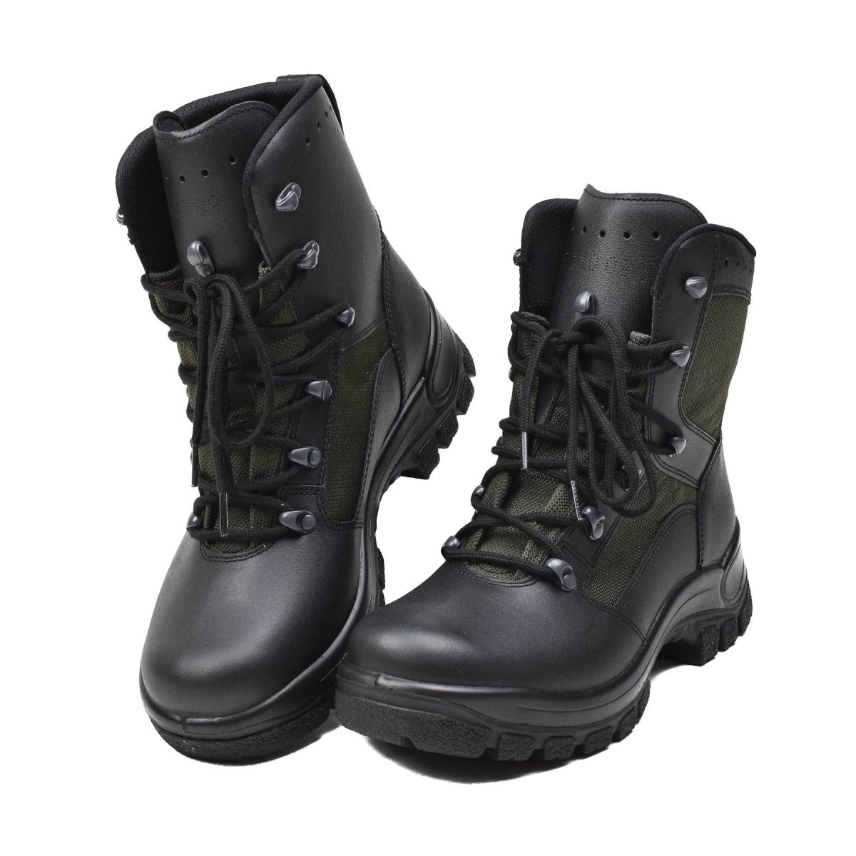 Echt Duits militair gevecht laarzen lederen textiel tactisch veldschoenen nieuw