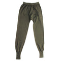 Echt Duitse militaire thermische onderbroek Winter katoenen broek Olijfsurplus Nieuw