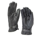 Echte Duitse politie -lederen handschoenen patrouille grijs gevoerde wol 100% winter warm nieuw