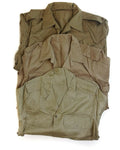 Echte Grieks legerhirt Vermoeidheid Dead Stock Chino Khaki Militaire jas Nieuw