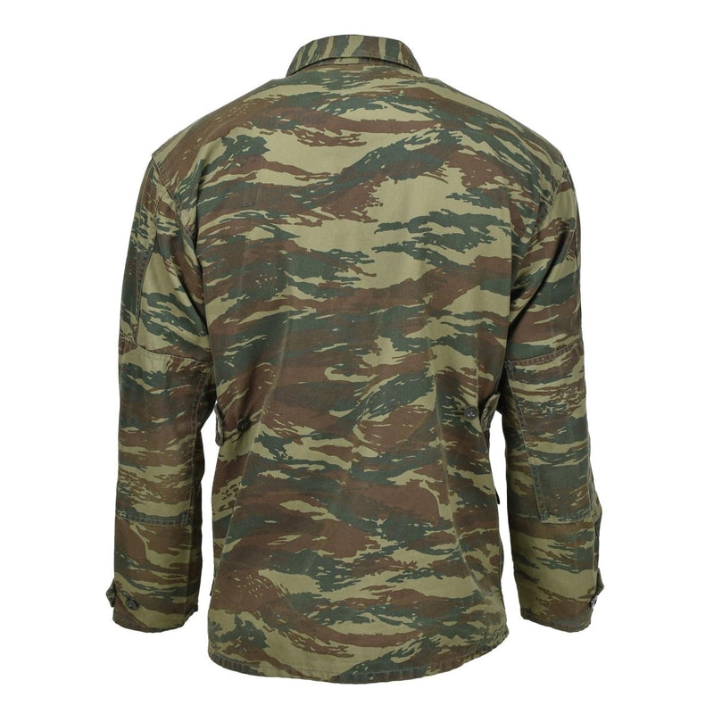 Echte Griekse militaire jas duurzaam veld tactische gevechten donkere hagedis camo