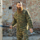 Genuine Greek military jacket durable field tactical combat dark lizard camo - GoMilitar