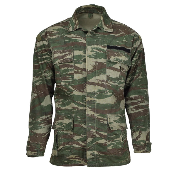 Echte Griekse militaire jas hagedis camo duurzame ripstop field tactical combat