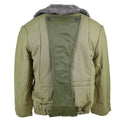 Echt Hongaars leger gewatteerd jasje m65 bont kraag warme winter warme parka nieuw