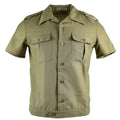 Echt Hongaars legershirt kaki officier Korte mouw Hongarije Militair nieuw