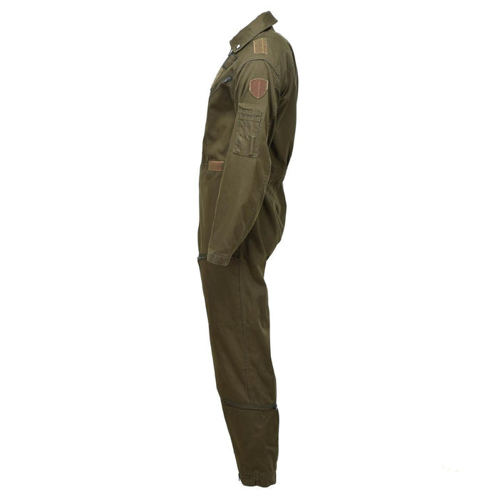 Echte Italiaanse vliegtuigbemanningsoverall militair pak mechanisch olijfkleurige jumpsuit - GoMilitar