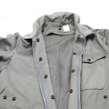 Echt Italiaans Leger Coverall Pak Military Gray Algemene jumpsuit Zip-front nieuw