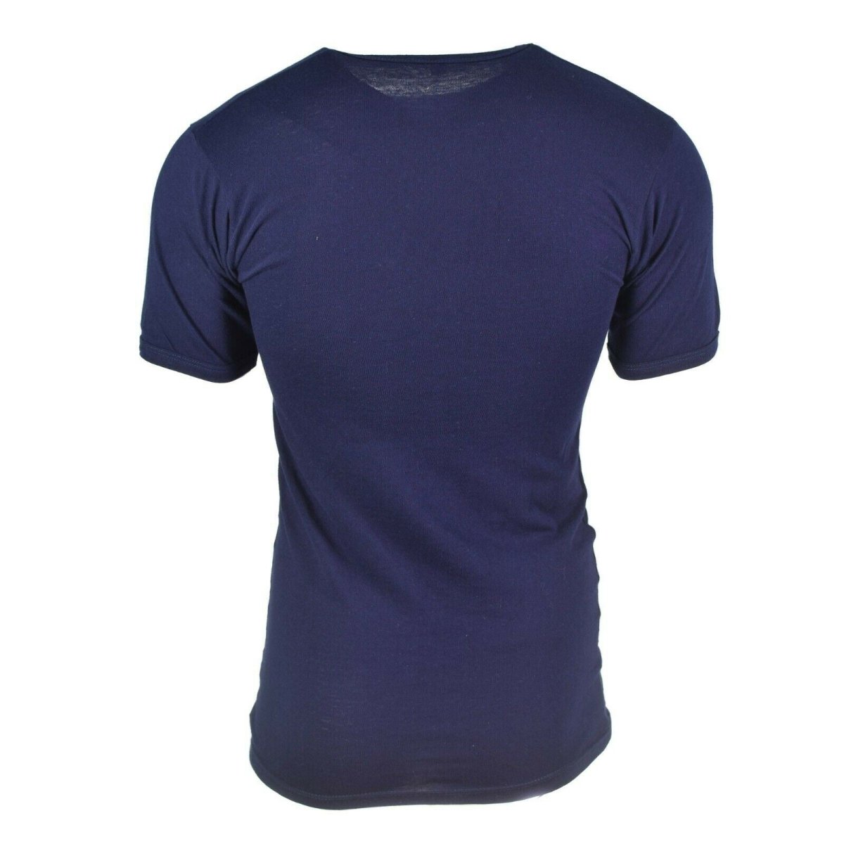 Echt Italiaans leger marine t-shirt blauw katoenen shirt korte mouwen militair nieuw