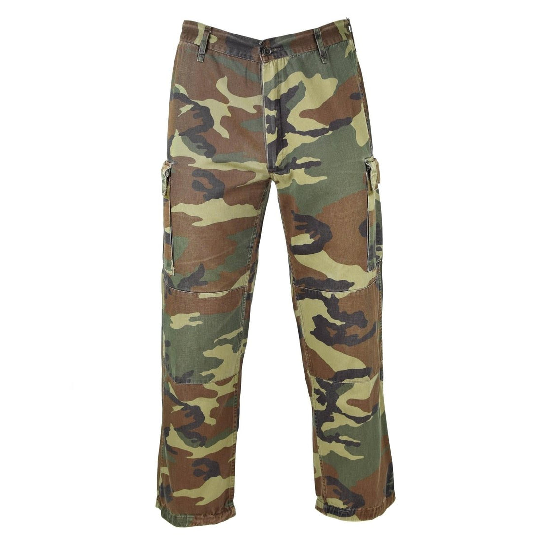 Echte Italiaanse legerbroeken NAVO -gevechten katoenbossen camouflage veldbroeken