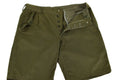 Echte Italiaanse legershort Kaki Chino Militaire veldbermuda vintage BDU