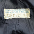 Echte Italiaanse leger wollen overjas blauwe militaire officier Air Force Long Coat