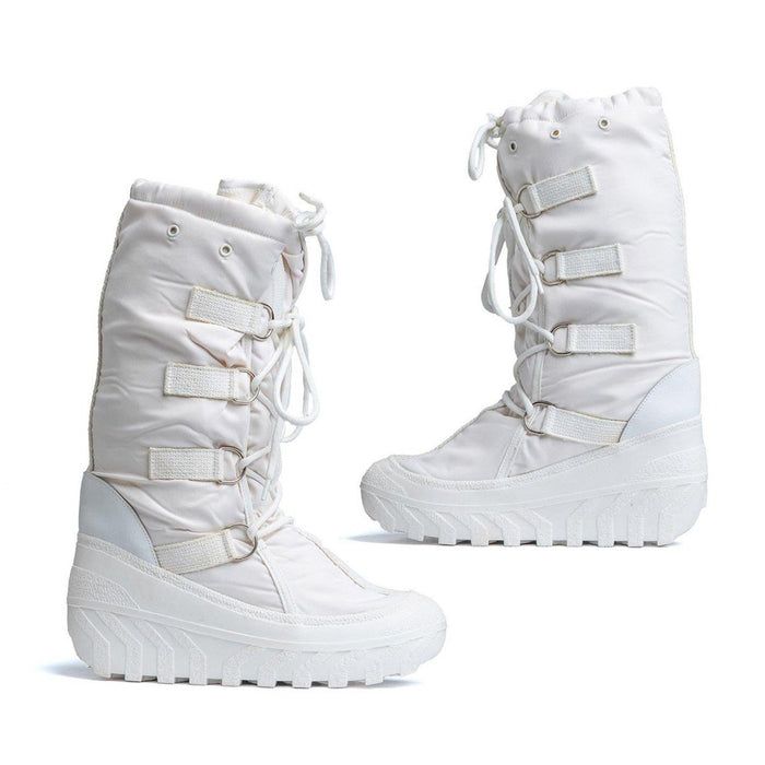 Echte Italiaanse militaire snowboots, verwarmende, warmte vasthoudende bovenveters, wit NIEUW - GoMilitar