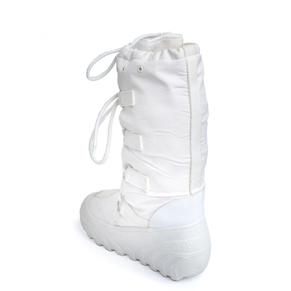 Echte Italiaanse militaire sneeuwschoenen verwarmen warmteweerstand bovenste veters wit nieuw
