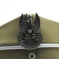 Echt Poolse militaire vizier Hoed Polen Army Officer Peak Eagle Cockade nieuw