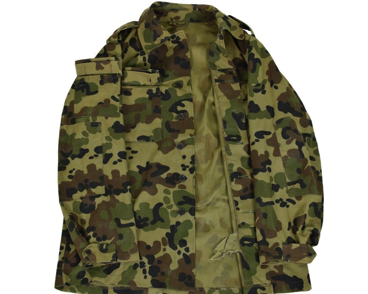 Echt Roemeens leger veldjack Militaire BDU M93 Camo Leaf Militaire gevechten