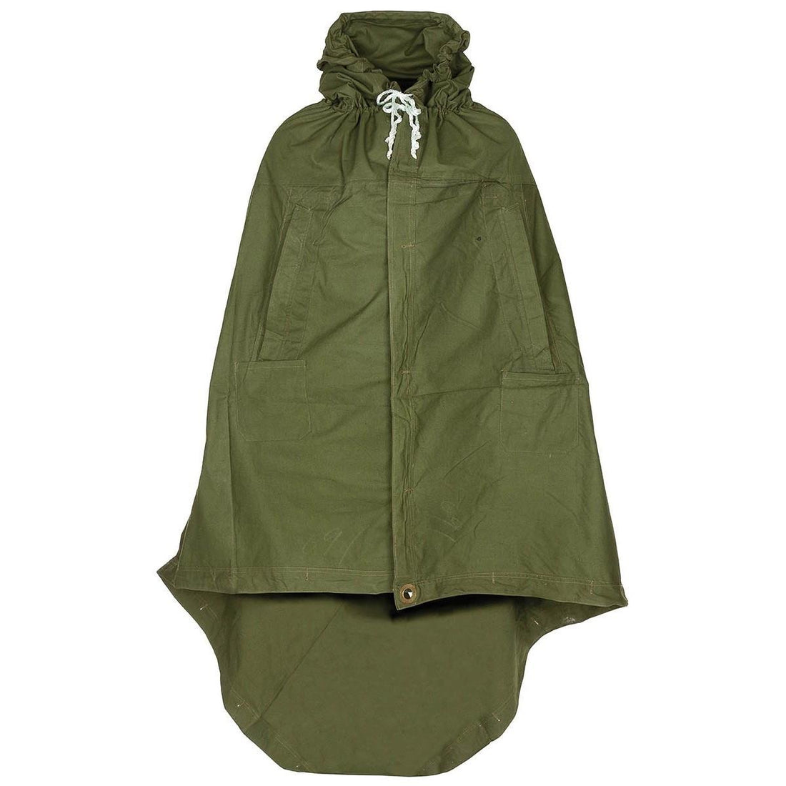 Echte Roemeense legeropvang waterdichte tarpauline tent olijfponcho 180x180cm