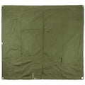 Echte Roemeense legeropvang waterdichte tarpauline tent olijfponcho 180x180cm