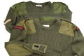 Echte trui Britse leger pullover commando groene olijfwol mannen jumper