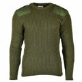 Echte trui Britse leger pullover commando groene olijfwol mannen jumper