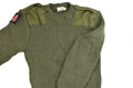 Echte trui Britse leger pullover commando groene olijfwol mannen jumper