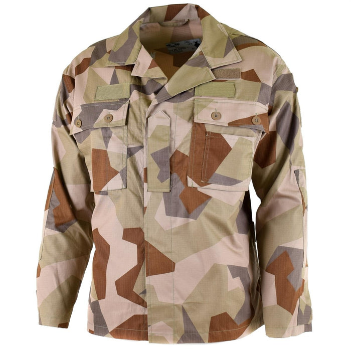 Echt Zweeds leger M90 jas Desert camo veldtroepen lichtgewicht shirt NIEUW - GoMilitar