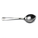 Authentic genuine Swedish army stainless steel soup spoon, military surplus, unused, durable and collectible piece.