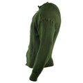 Echte Zweedse militaire trui jumper groene wollen trui vol zip vest nieuw
