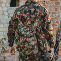 Echte Zwitserse leger rugzak Zwitserland alpen camo sluipschutter rucksack w bretels