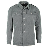 Echt Zwitserse legerwerk jas denim militaire jas grijs vintage overschot