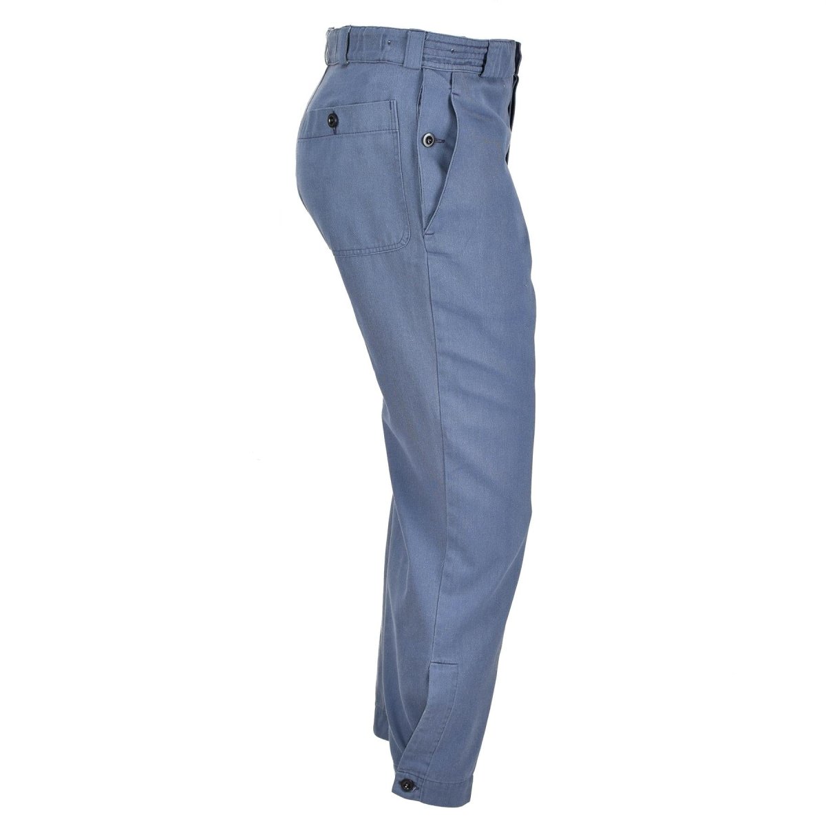 Echte Zwitserse Civil Defense broek Blue Pants Combat Zwitserland Militair gebruikt
