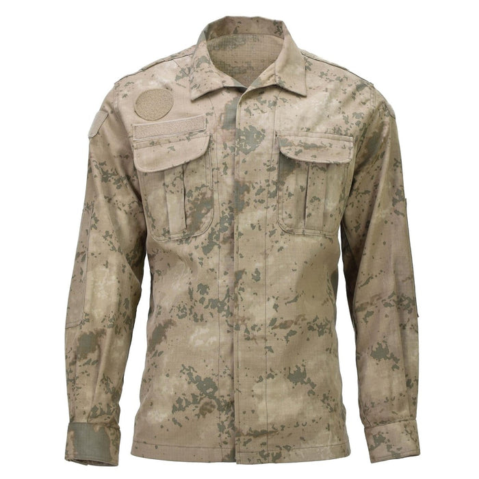 Echt Turks legeruniformjack RipStop versterkte ellebogen M2018 Camo - GoMilitar