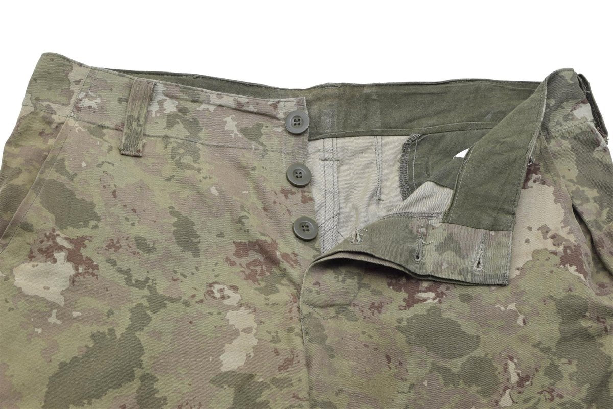 Echte Turkse militaire Ag18 veldbroeken ripstop elastische enkels M2021 camo