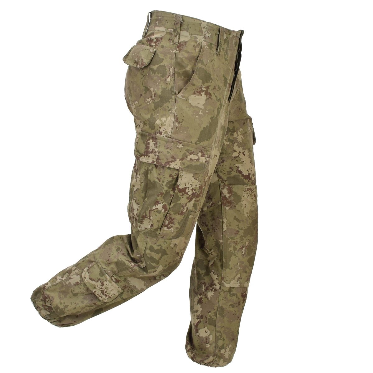 Echte Turkse militaire Ag18 veldbroeken ripstop elastische enkels M2021 camo