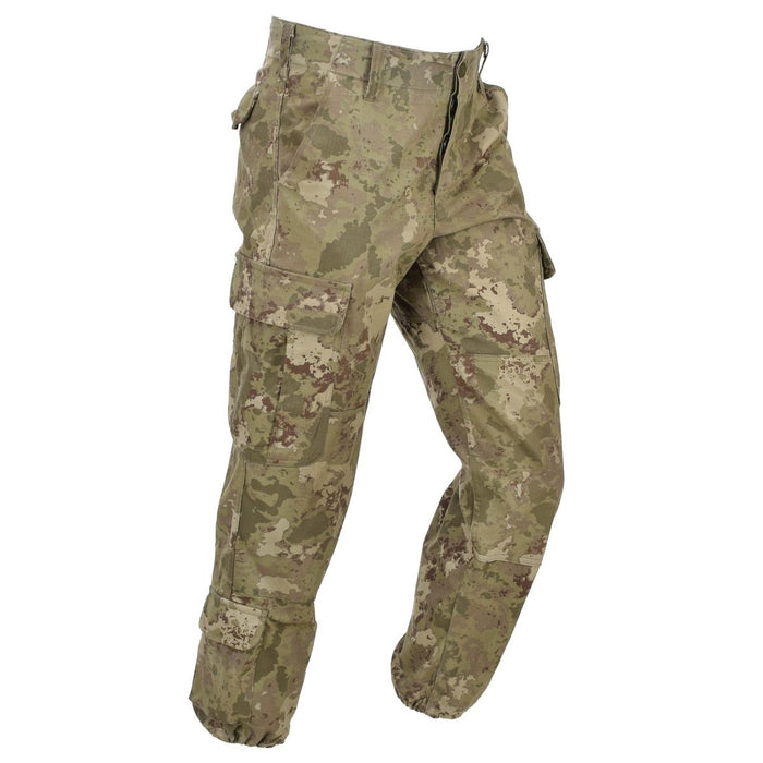 Echte Turkse militaire AG18 veldbroek RipStop elastische enkels M2021 Camo - GoMilitar