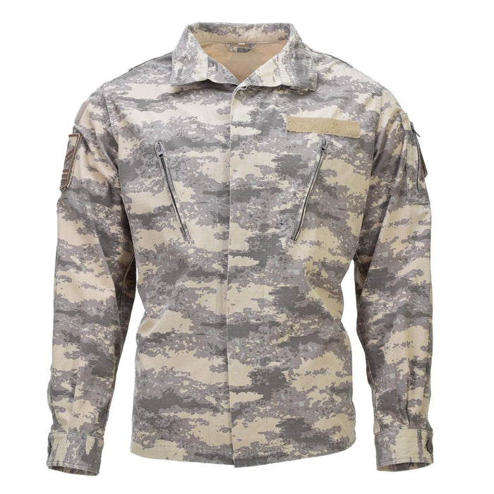 Echt Turks origineel uniformjack RipStop versterkte ellebogen M2021 Camo - GoMilitar