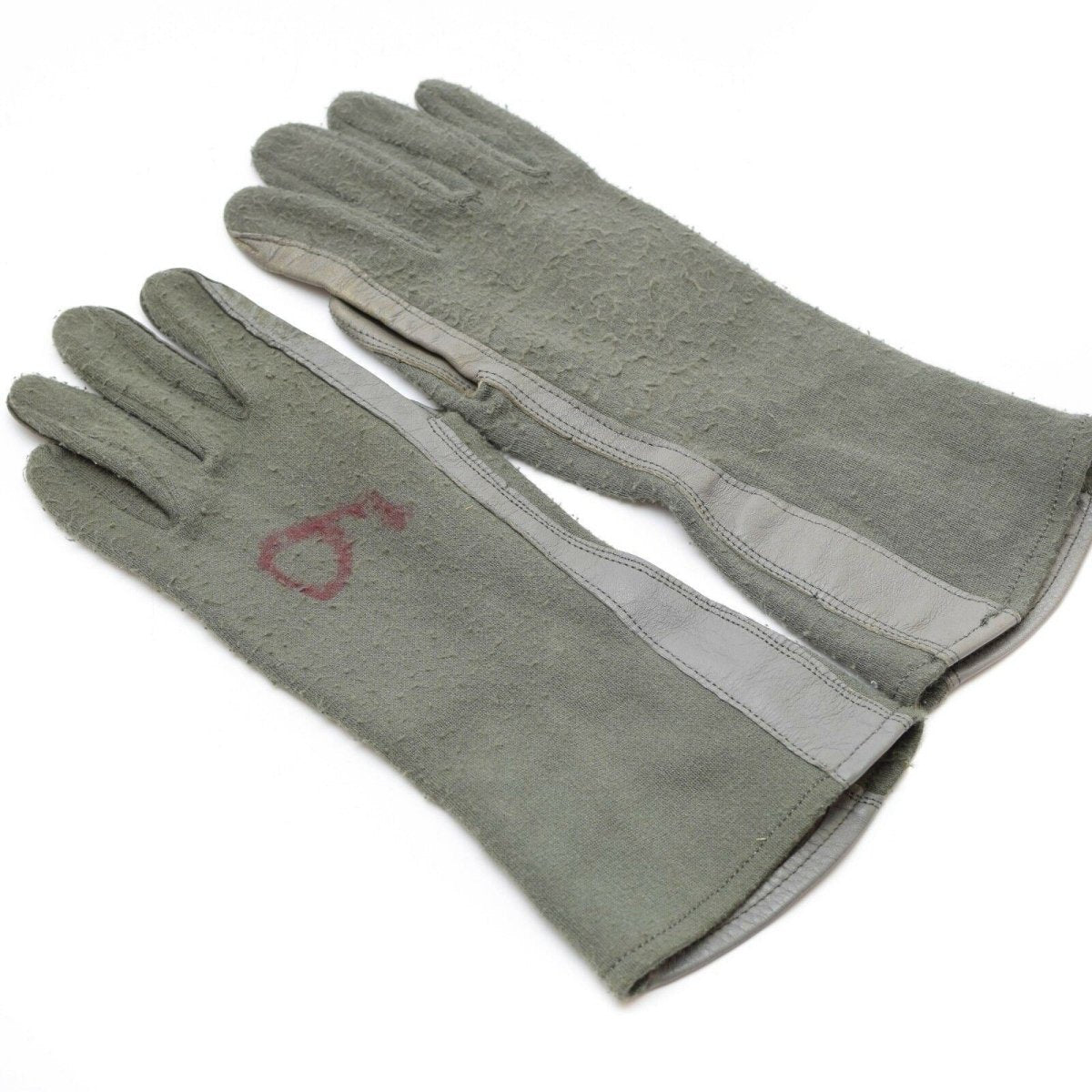 Echte Amerikaanse legergevecht Gloves Leather Aramid Fiber Air Force Military Nomex OD