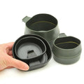 Echte Wildo Brand Inklapbare opvouwbare Camping Cup Bushcrafter lichtgewicht nieuw