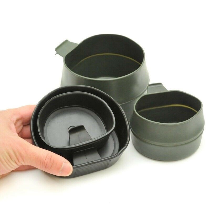 Echte Wildo Brand Inklapbare opvouwbare Camping Cup Bushcrafter lichtgewicht nieuw