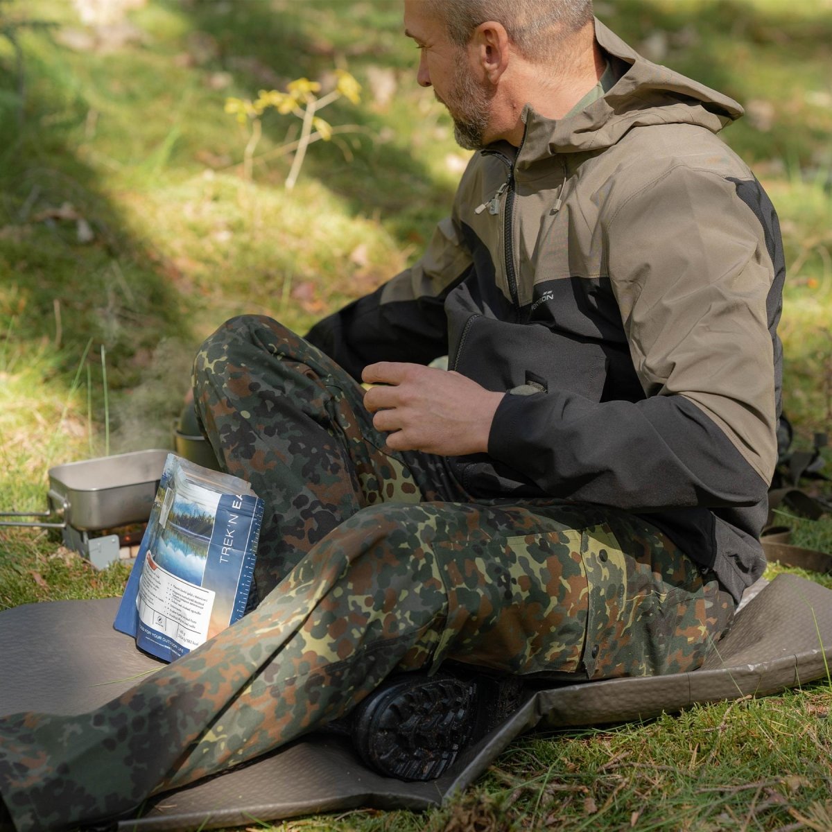Duits Leger Groundsheet Underlay Tarpaulin OD Militaire waterdichte Tarp Pad Nieuw
