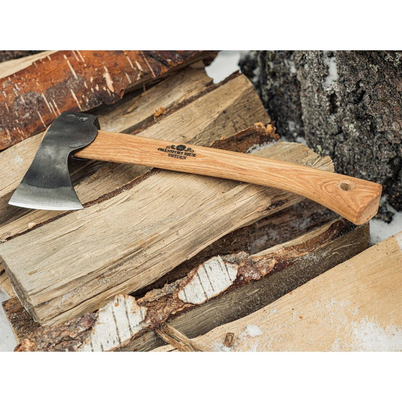 Gransfors 415 Hatchet Bushcraft Wild Axe Koolstofstaal Hickory Wood Handgreep