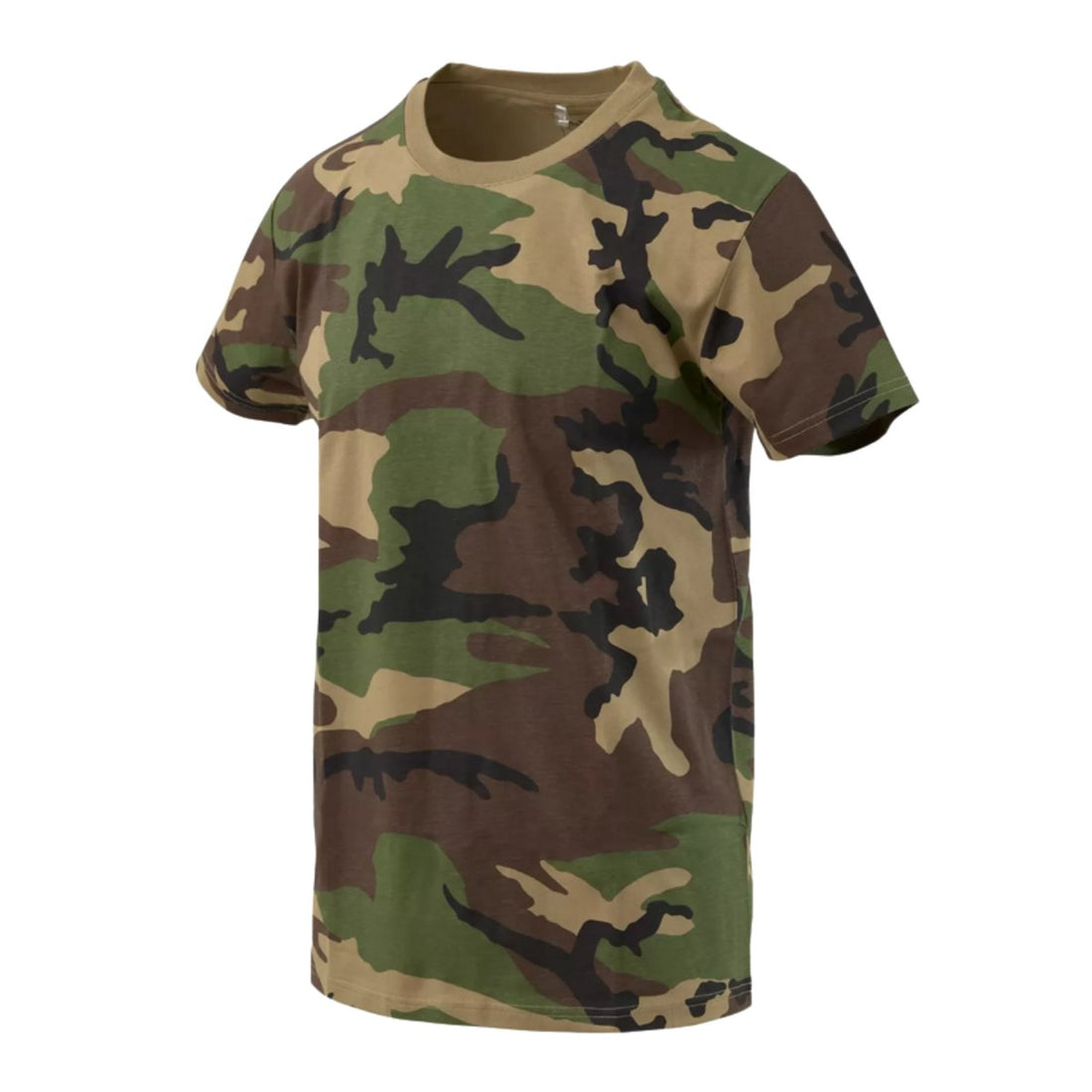 Helikon-Tex Klassiek T-shirt met korte mouwen, ontspannen pasvorm, katoen, boscamouflage