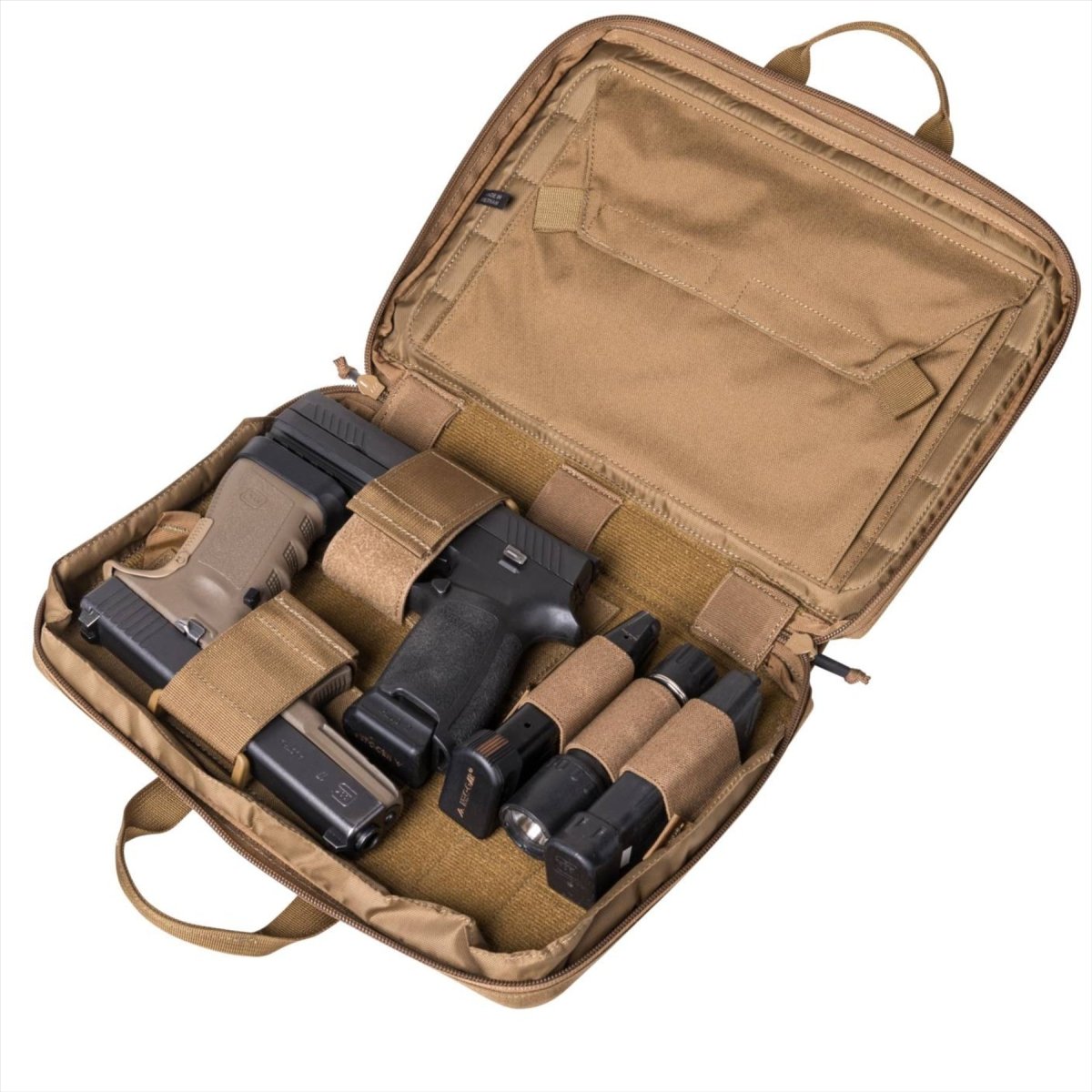 Helikon-Tex dubbele pistoolkoffer portemonnee cordura nylon pistoolopslag zwart