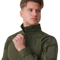 Helikon-Tex MCDU Combat Shirt Elleboogversterking Ripstop Woodland Camo