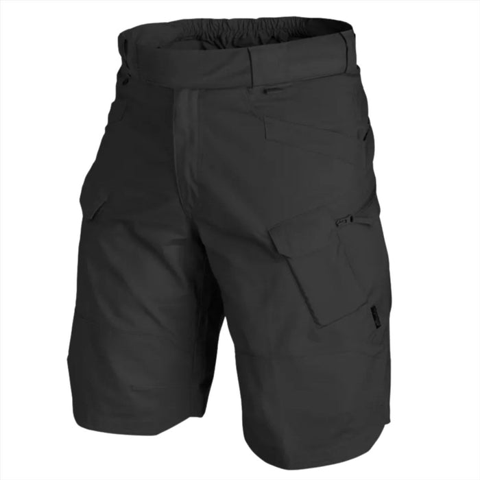 Helikon-Tex Urban Tactical Shorts Cargozakken PolyCotton Ripstop Zwart - GoMilitar