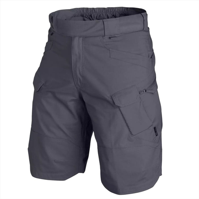 Helikon-Tex Urban Tactical Shorts Cargozakken PolyCotton Ripstop Grijs - GoMilitar